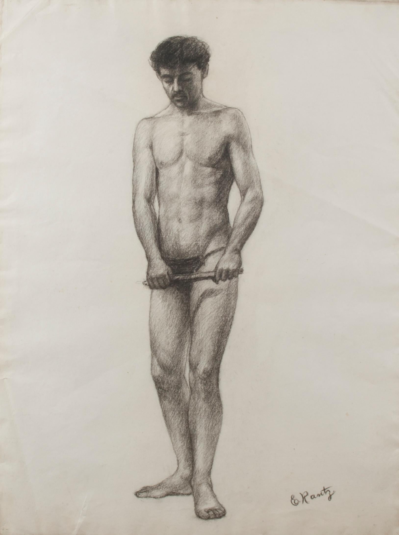 Unknown Figurative Art - Academic Nude Study