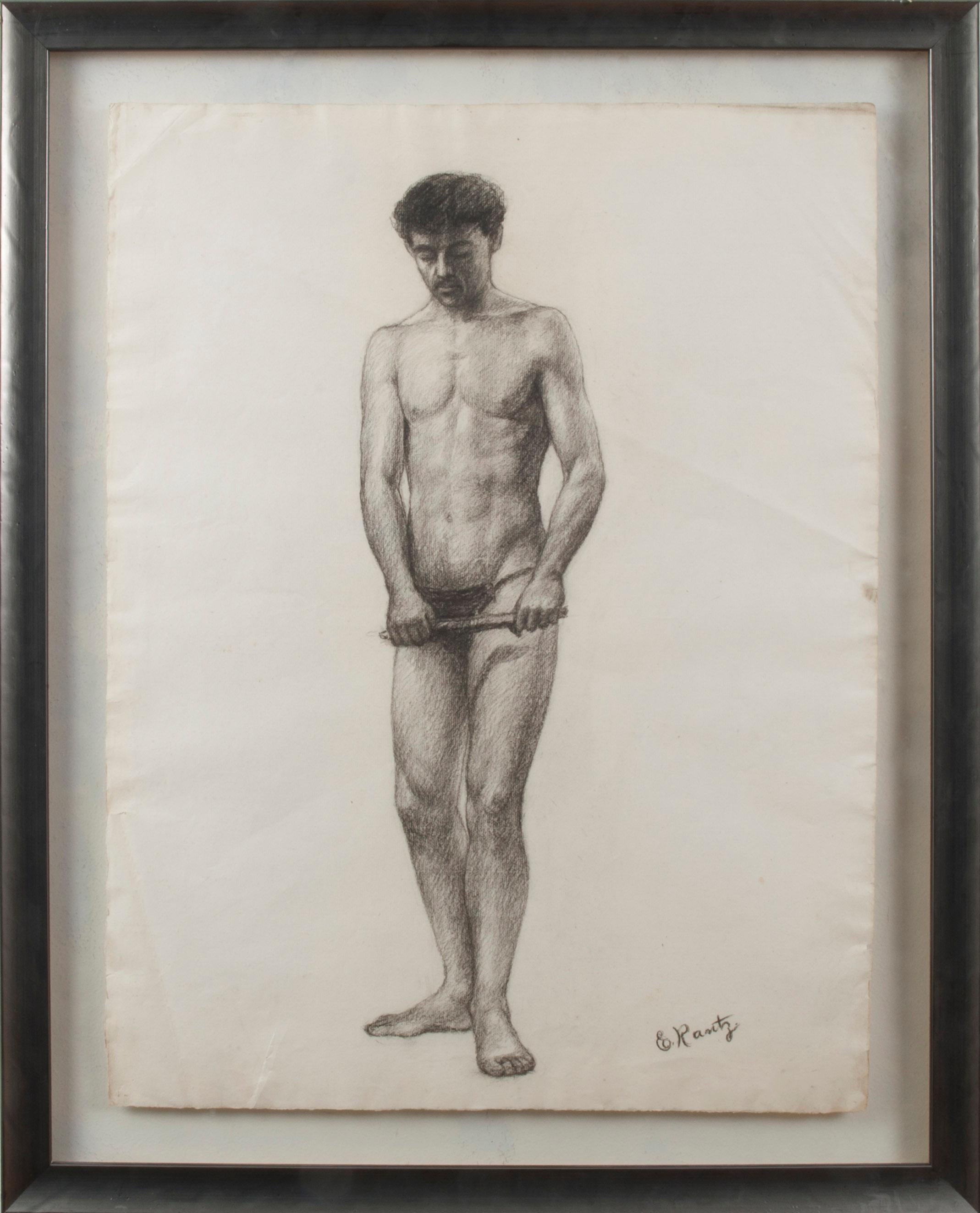 Academic Nude Study - Art by Unknown