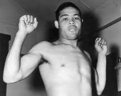 Senza titolo (Joe Louis mette al tappeto Max Schmeling nella rivincita del 1938)