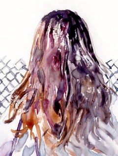 Study for The Breaker of Chains, Watercolor on Yupo Paper, 2018
