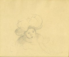 Modele au Chapeau or Child with a Large Hat