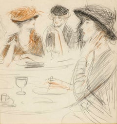 Early 20th Century Figurative Drawings and Watercolors