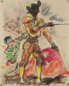 1950s Figurative Drawings and Watercolors