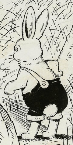 Peter Rabbit happened to be looking out of the dear Old Briar-patch as the young