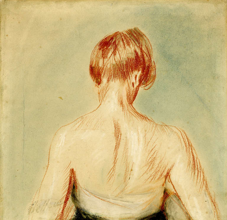Early 1900s Figurative Drawings and Watercolors