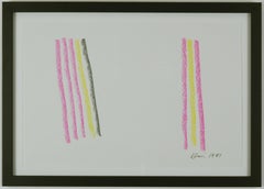 Vintage Untitled (Yellow, Gray and Pink)