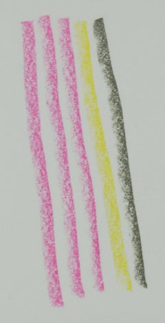 Untitled (Yellow, Gray and Pink)