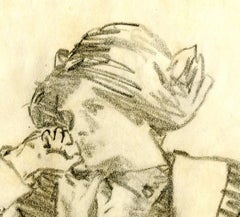 Portrait of a resting young lady (Marjorie Organ)
