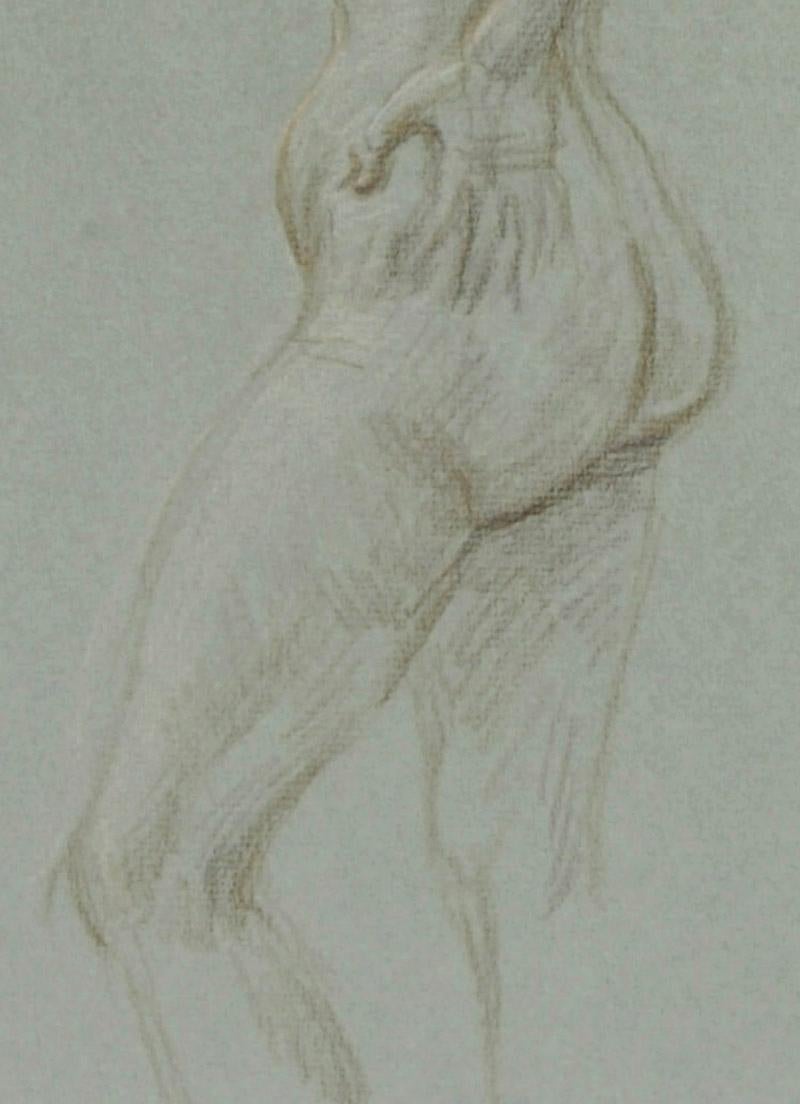 Standender weiblicher Akt im Profil, Hand auf der Hüfte (Amerikanischer Realismus), Art, von Paul Cadmus