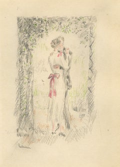 Dibujo preliminar para Remy de Gourmont, Couleurs, (Colores, siguen nuevos cuentos...