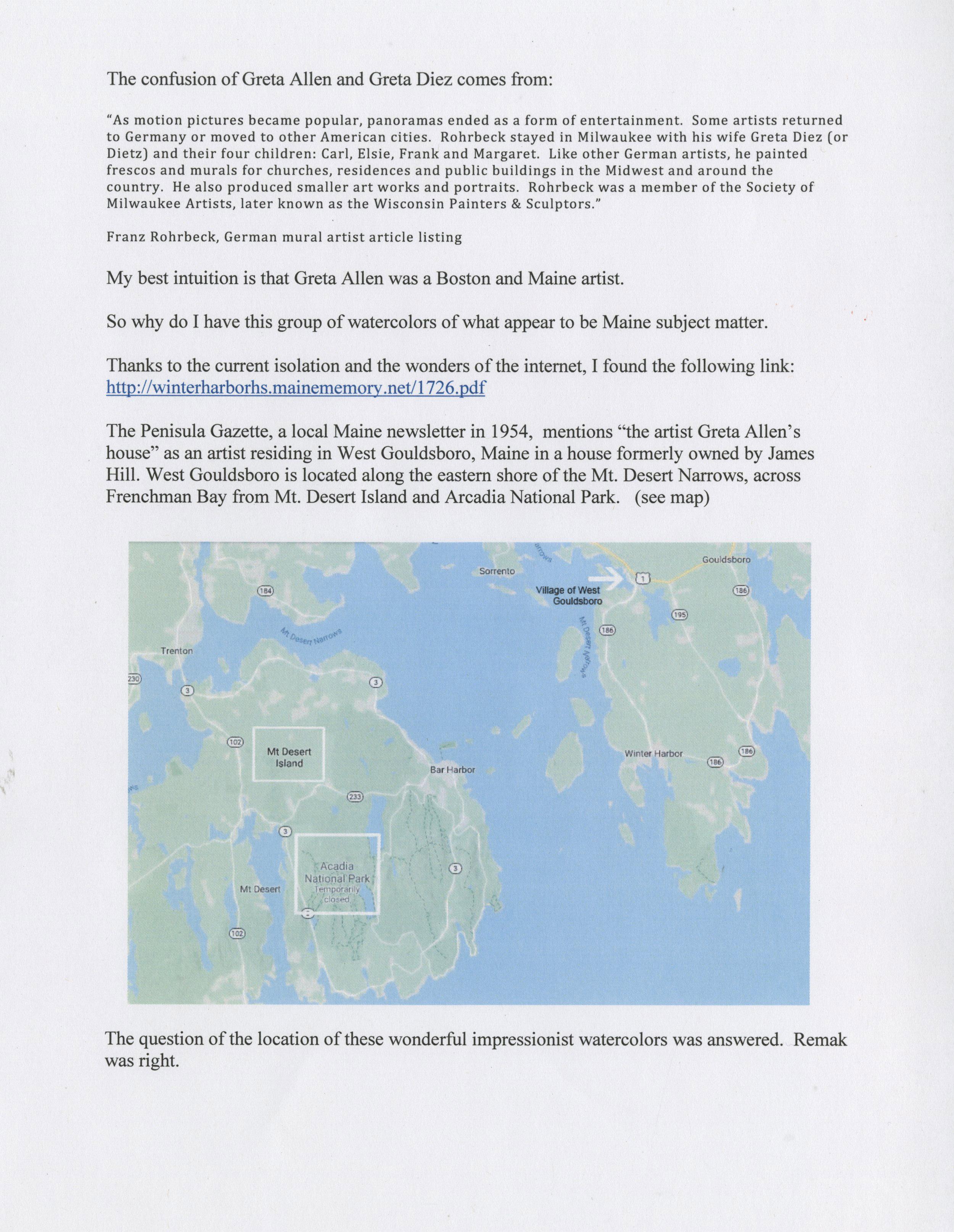 untitled (Maine Landscape near Mt. Desert Island) im Angebot 3