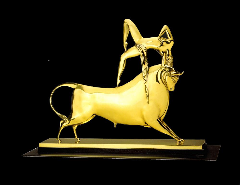 Vorstudie für Kretische Tänzerin Bronze – Art von Boris Lovet-Lorski