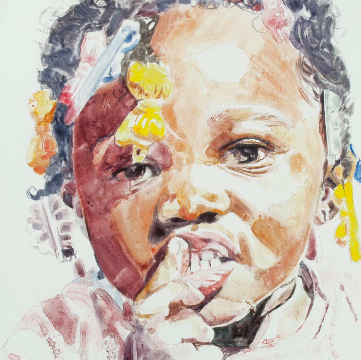 Darius Steward Portrait – Vater hat mich gebeten, mutig zu sein, Nr. 3
