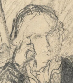 Study of Lucie (Ralph) Belin seated in an interior