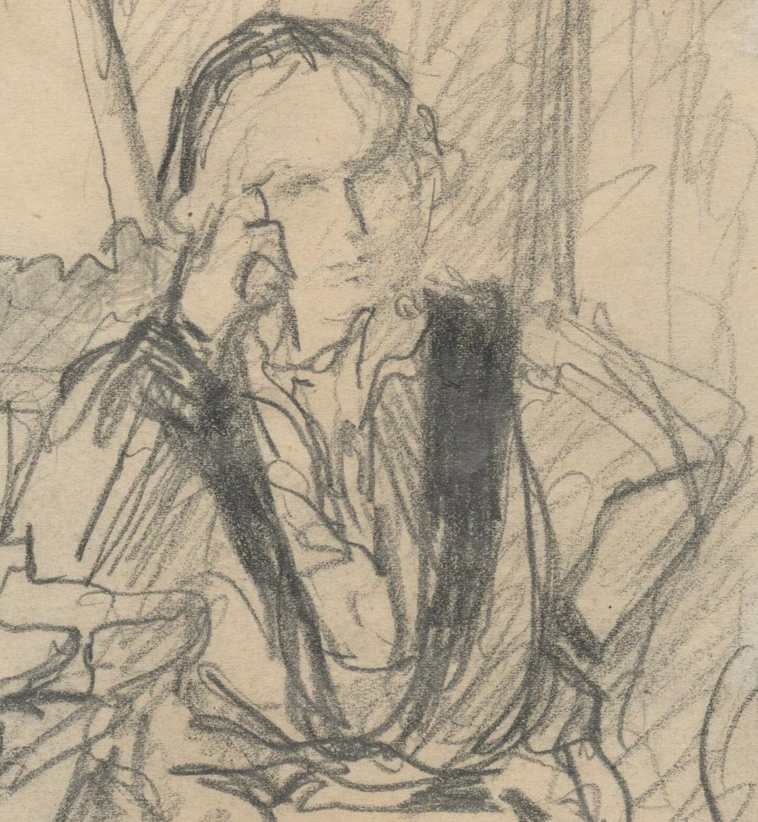 Studio di Lucie (Ralph) Belin seduta in un interno - Art Impressionismo di Edouard Vuillard