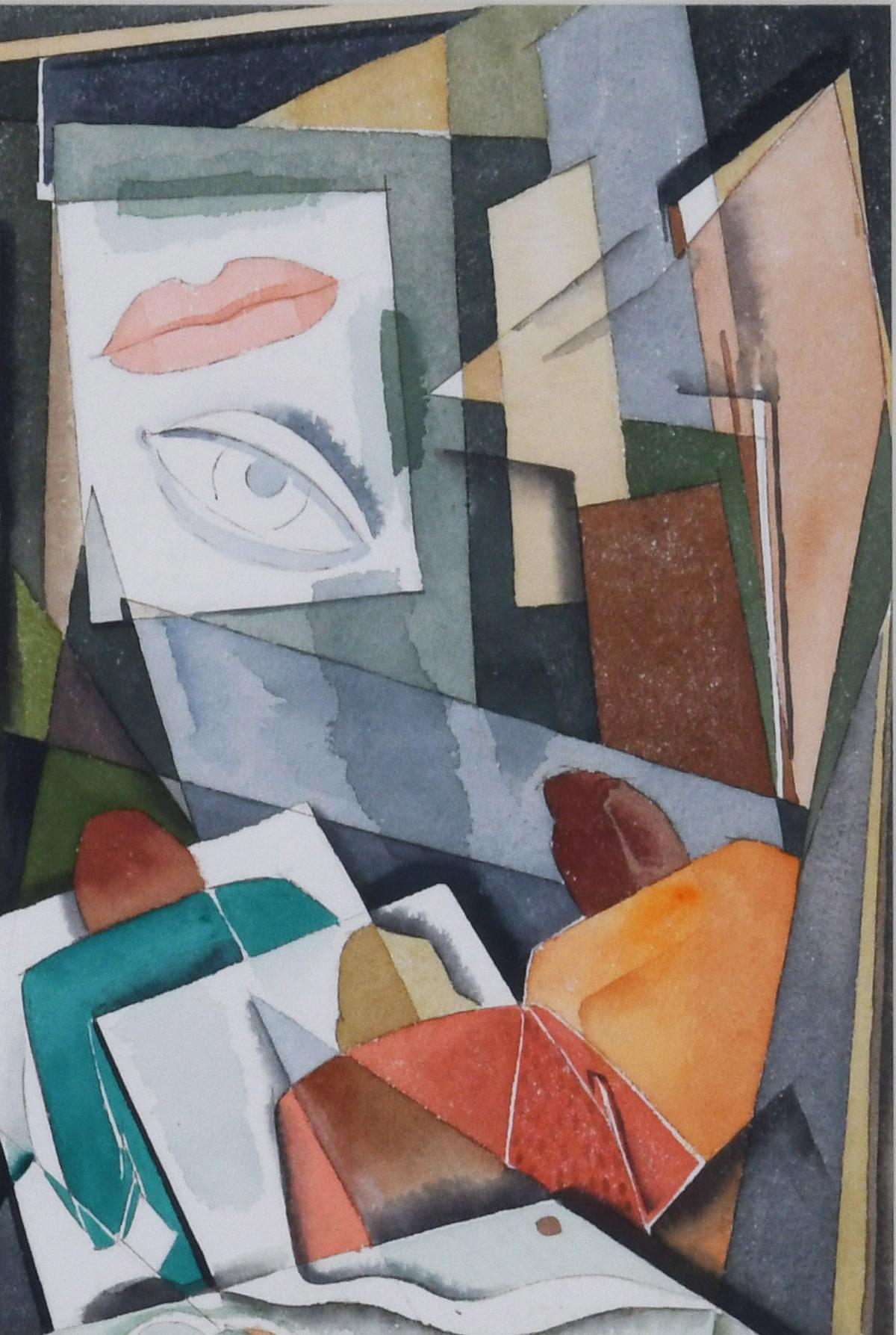 Il Modello
Acquerello su carta, 1930 circa
firmato in basso a destra (vedi foto)
Condizioni:  Eccellente
Alcuni residui di adesivo sul retro
Colori freschi e non sbiaditi
Alloggiato in una cornice metallica dorata in stile Marin
Dimensioni del