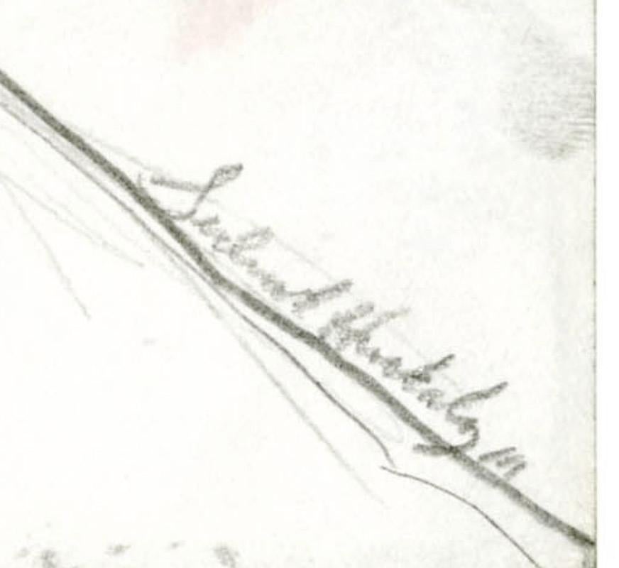 Untitled (Letitia, schwanger mit Sonnenaufgang)
Graphit auf Papier, 2005
Signiert: 