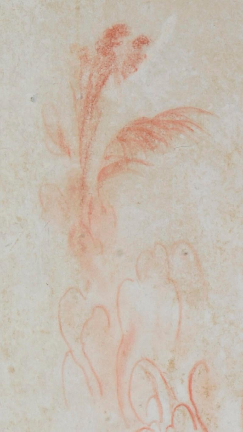Süder Frühlingswind – Stimme des Persephones
Sanguine auf Papier, mit weißer Gouache über das gesamte Blatt gehöht
Signiert unten links
Ein bedeutendes Werk auf Papier des Künstlers mit umfangreicher Ausstellungsgeschichte (siehe Labels).  Die