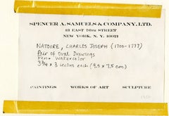 A pair of oval drawings for Ovid, Metamophoses