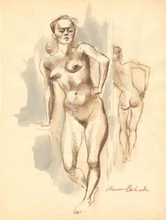 Desnudo en un espejo