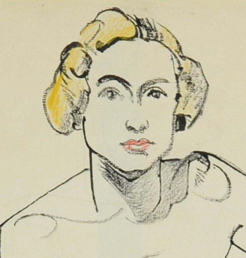 Sitzender Akt – Art von August F. Biehle