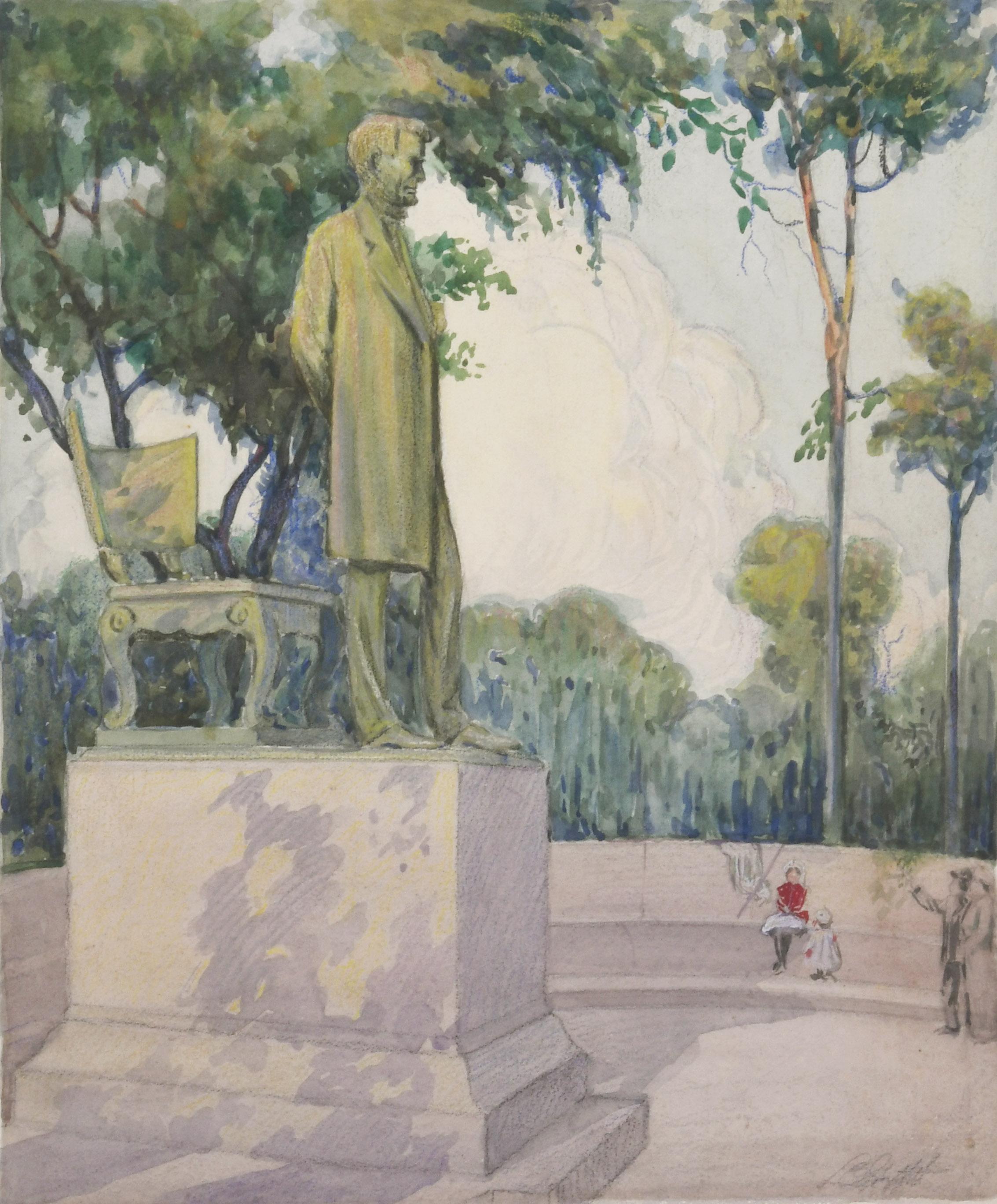 Standing Lincoln: The Man, Lincoln Park, Illinois