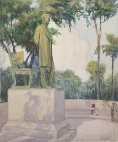 Lincoln debout : l'homme, Lincoln Park, Illinois