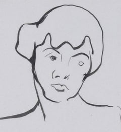 Standing Nude with Japanese Lanterns