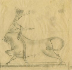 Art Deco Drawings and Watercolor Paintings