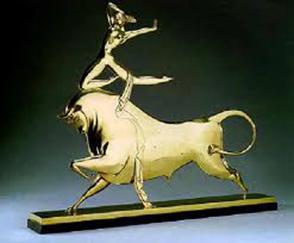 Studio preliminare per la scultura in bronzo della Danzatrice cretese - Art di Boris Lovet-Lorski