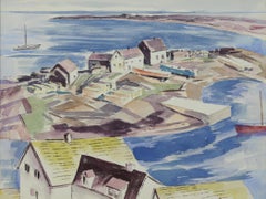 Landscape Drawings and Watercolors