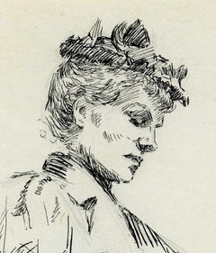 Standing Woman in Profile