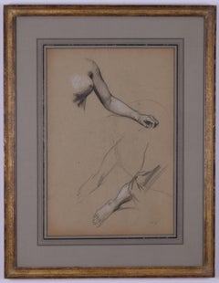 Study of a female nude for The Love of Gold