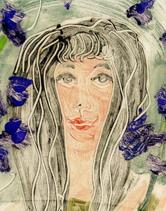 Untitled (Model surrounded by Iris)