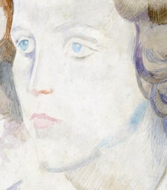 American Modernist, Young Woman, Blue Eyes, 1939, William Sommer