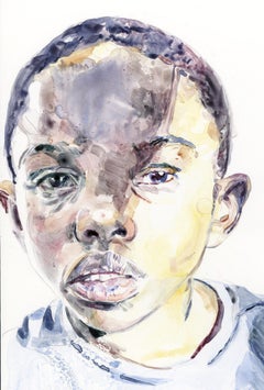 Influences #2 Watercolor on Yupo Paper, Contemporary, Signed, 2010+