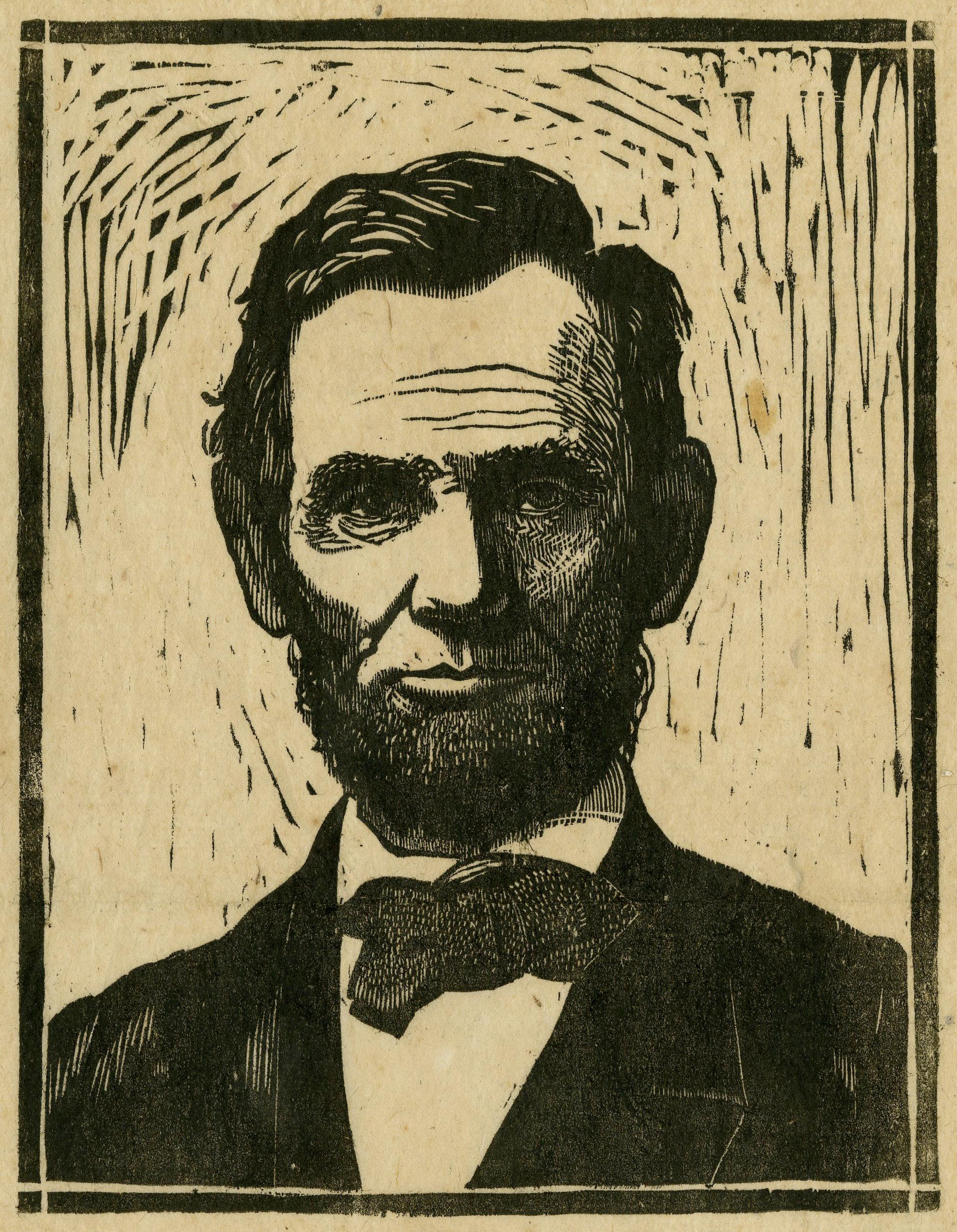 Abraham Lincoln (1809-1865) - Art by Louis Oscar Griffith