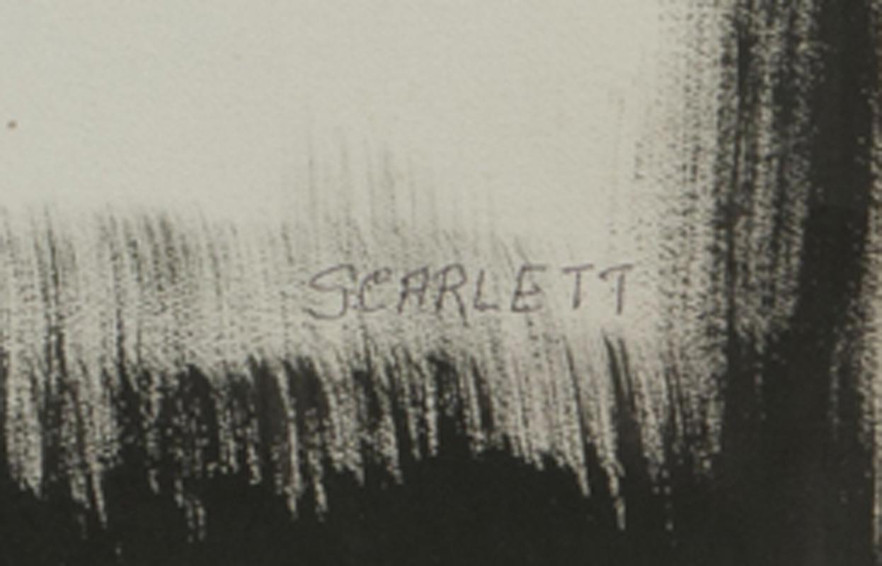 Ohne Titel (Abstraktion) (Grau), Abstract Drawing, von Rolph Scarlett