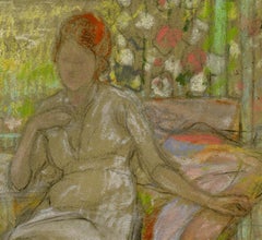 Woman on a Patio