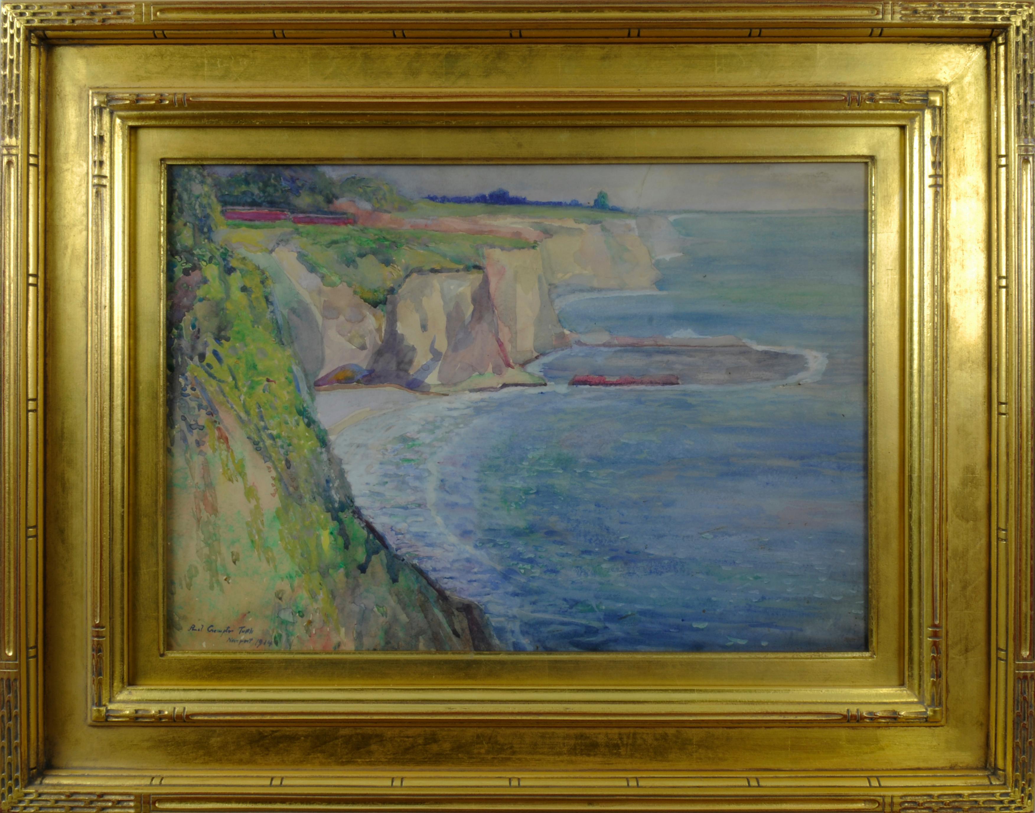 Newport or The Cliffs at Newport - Art by Ruel Crompton Tuttle