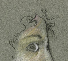 Profile of a Young Woman Looking Right