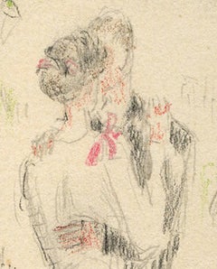 Preliminary drawing for Remy de Gourmont, Couleurs, (Colors, new tales follow...