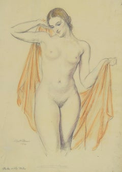 Nude with Veil