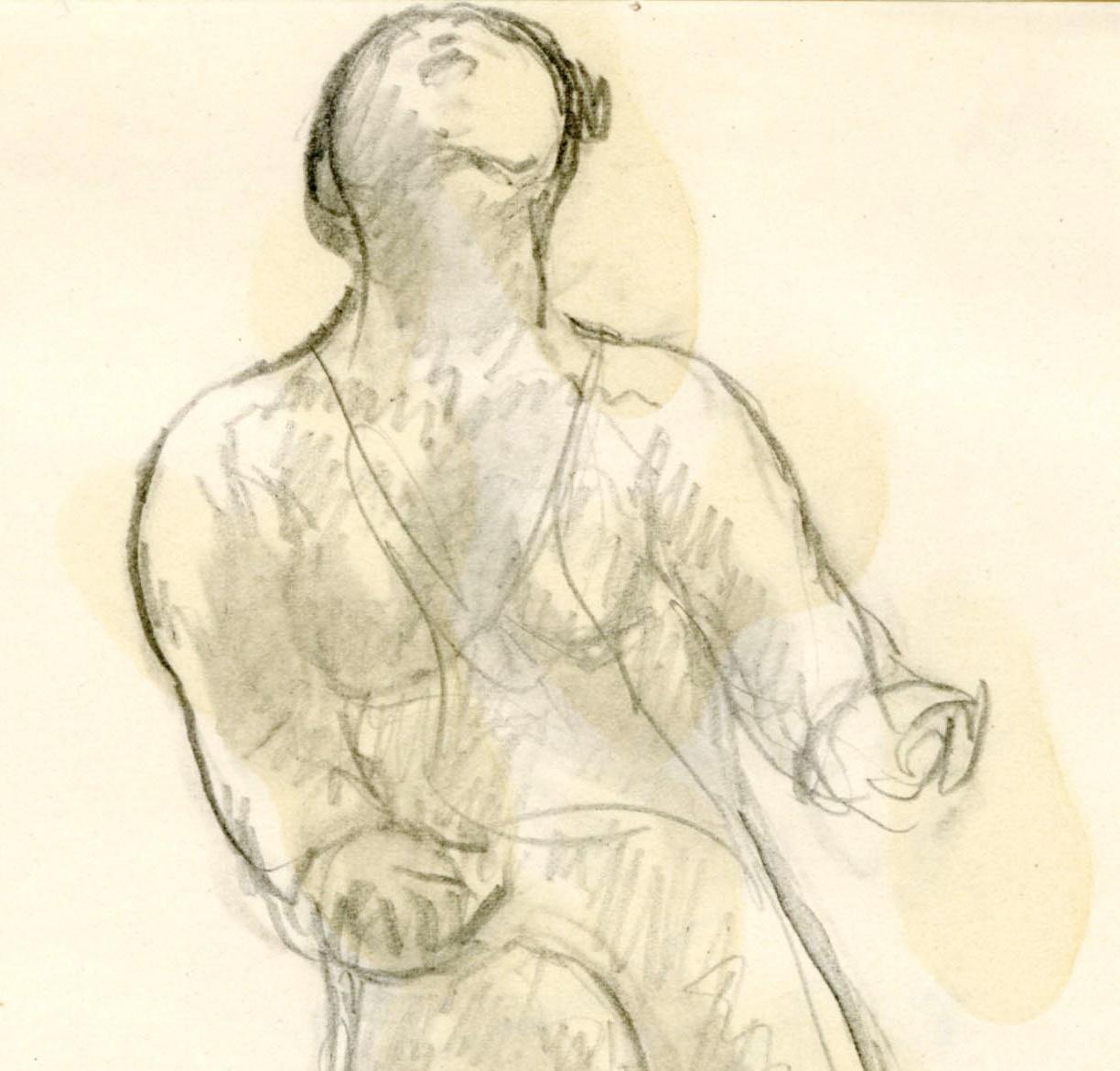 Isadora Duncan - Art by Abraham Walkowitz