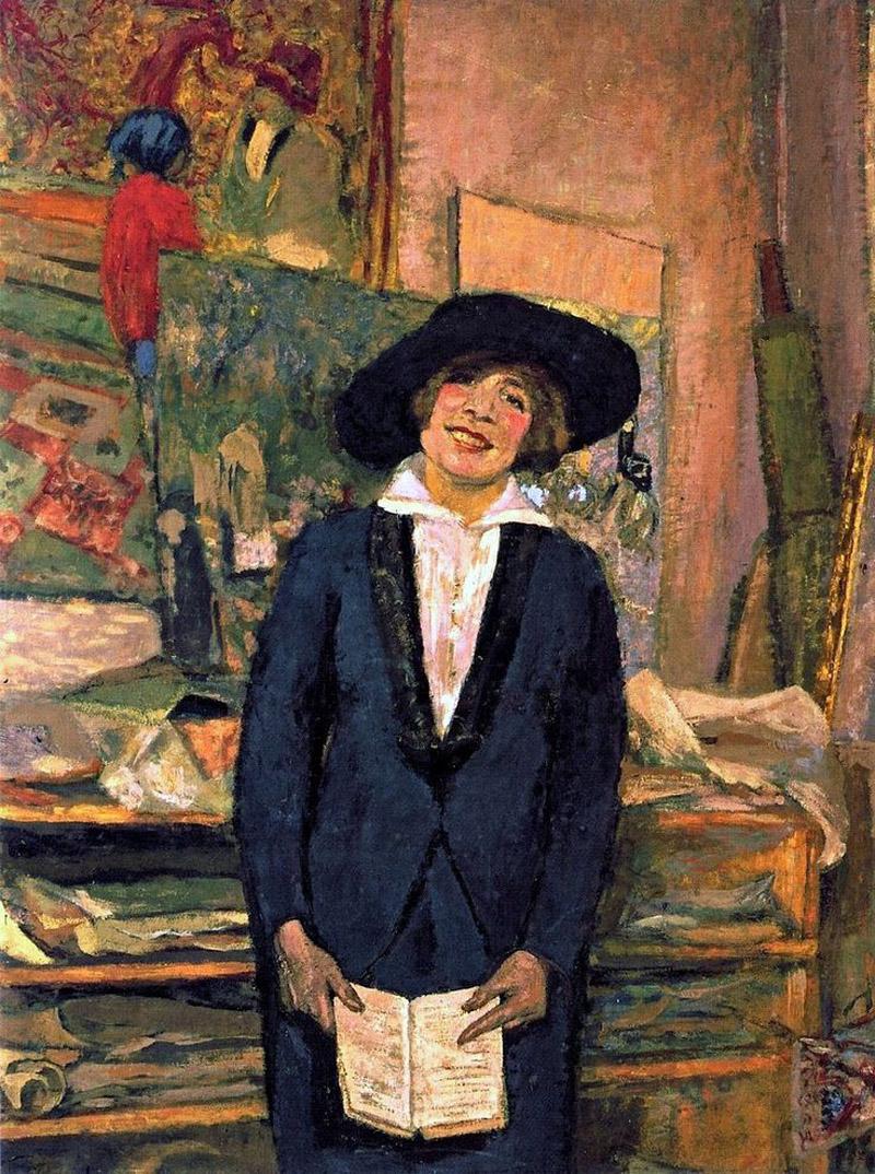Study of Lucie (Ralph) Belin seated in an interior 1