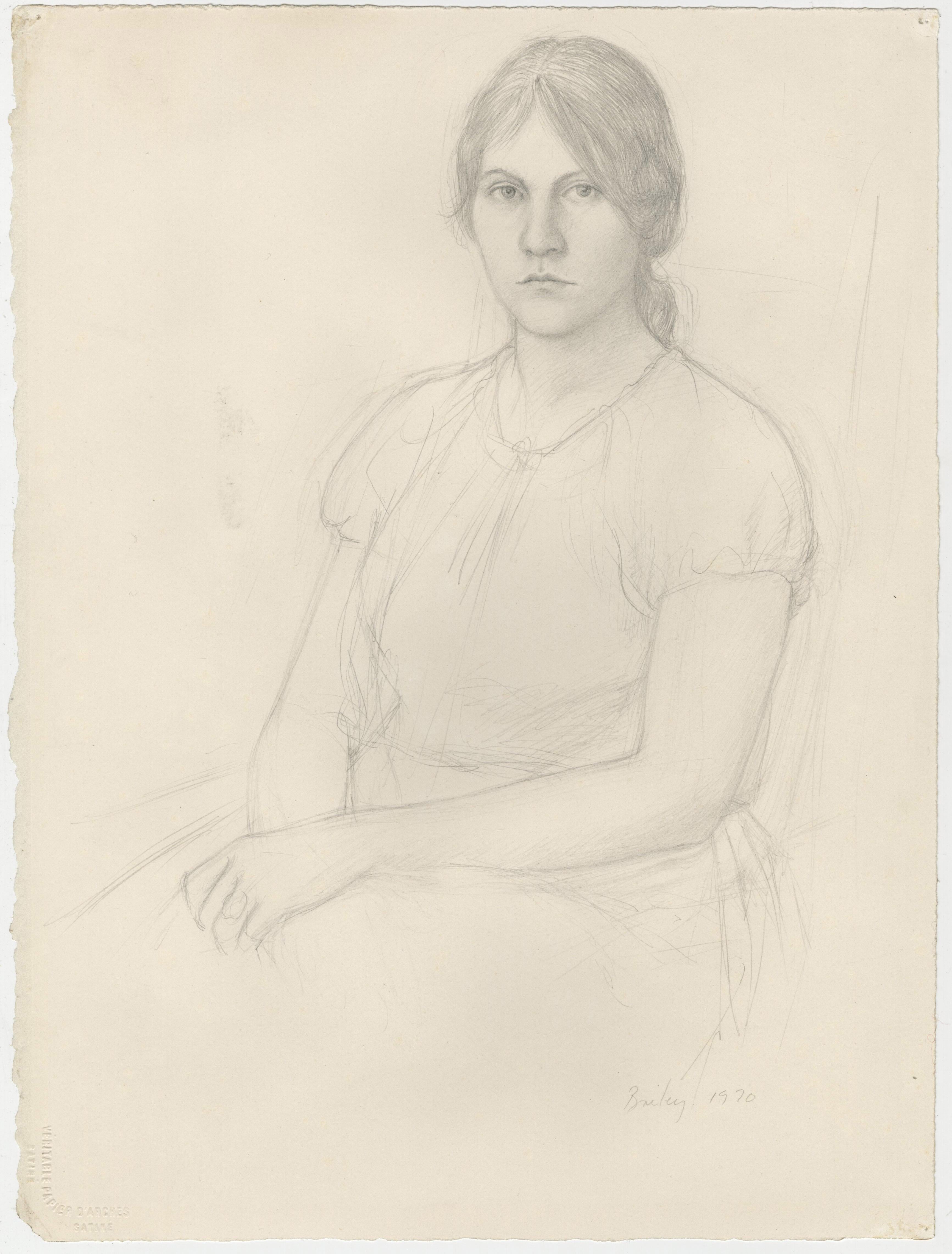 Untitled (Seated Young Woman)