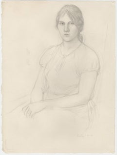 Sans titre (Jeune femme assise)