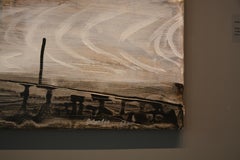 Dusk - Abstract, Painting, 21st Century, Acrylic, Landscape, Dark, Yellow