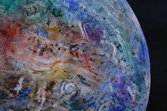 Earth I - Abstract, 21st Century, Planet, Blue, Earth, Space, Square, Pattern