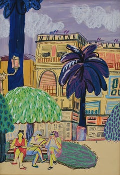 Rapallo Italia - drawing, illustration, young artist, german, korean, colourful